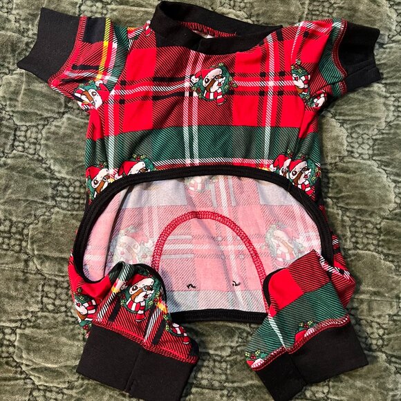 Buccees Pet/Dog Christmas Pajamas NWOT Size S - Picture 2 of 3
